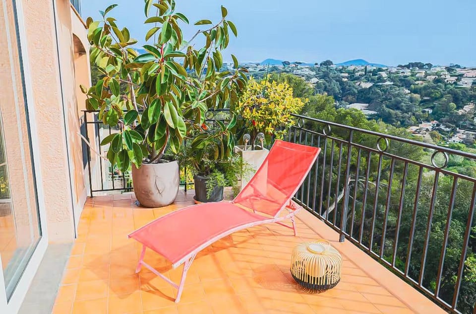 Patio, View (from property/room), Mountain view, Sea view