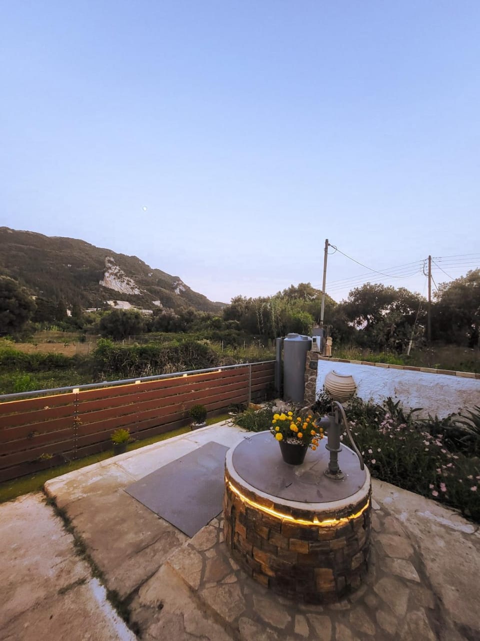 Spring, Garden, Garden view, Mountain view