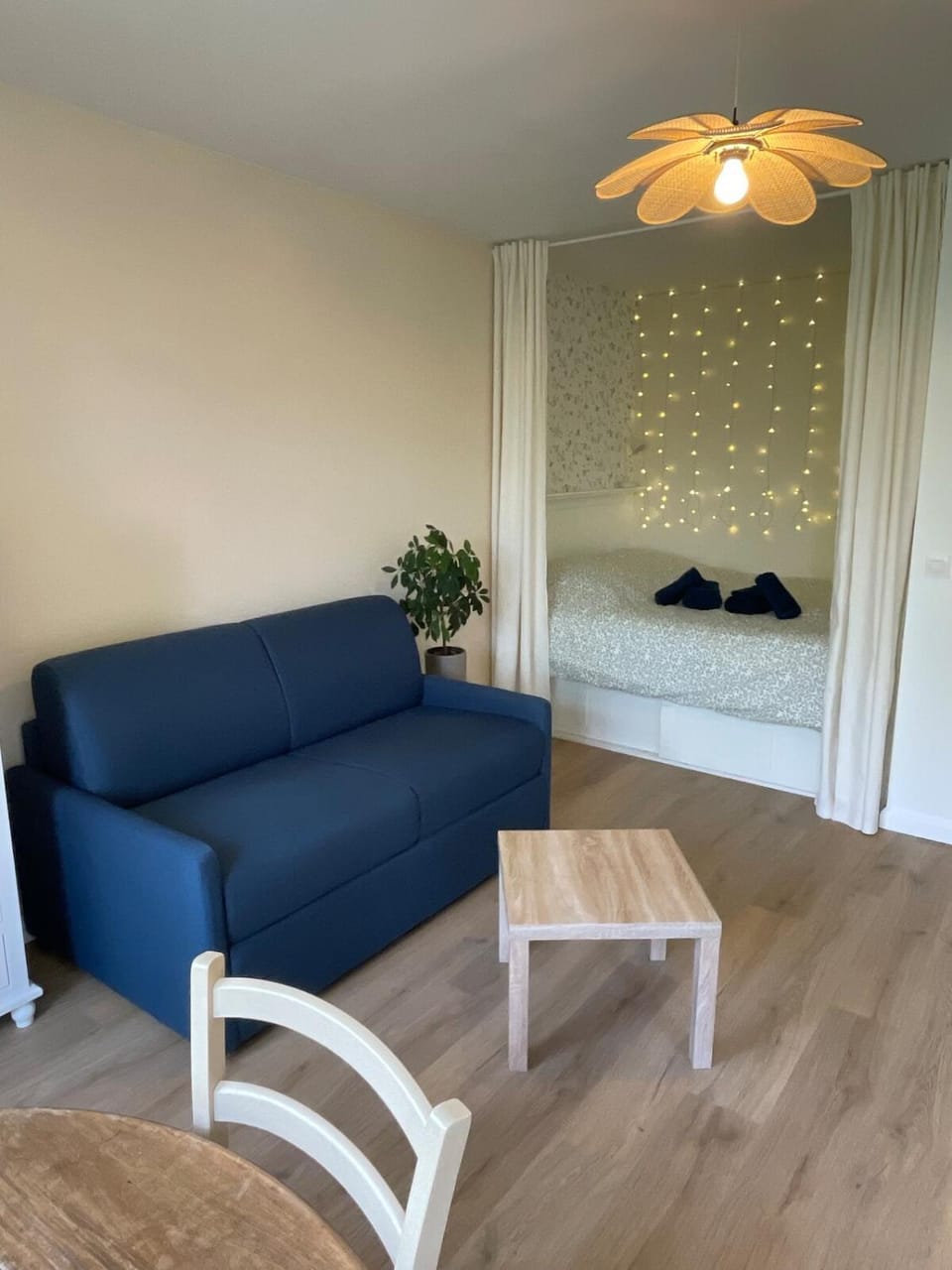 Bed, Living room, Photo of the whole room, Bedroom