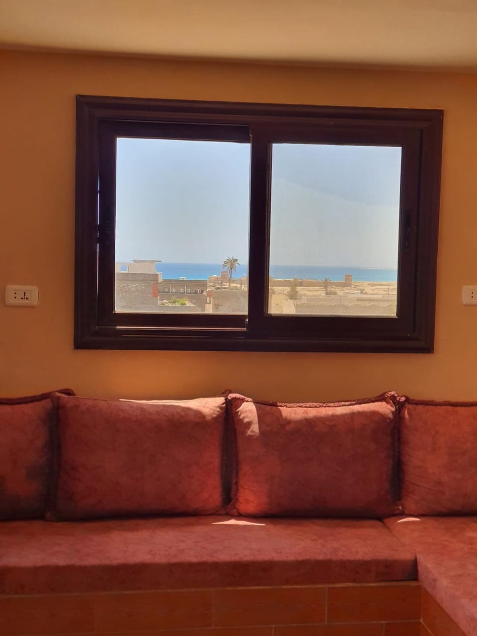 Natural landscape, Living room, Seating area, Sea view