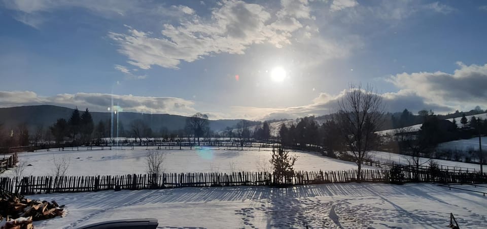 Day, Natural landscape, Winter, Mountain view