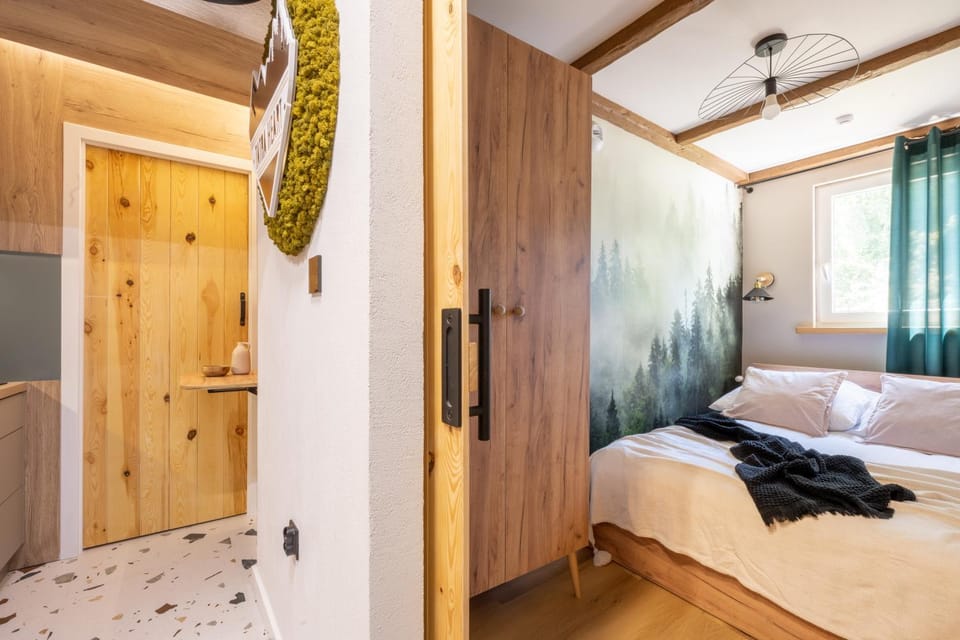 Bed, Photo of the whole room, Bedroom, towels, wardrobe
