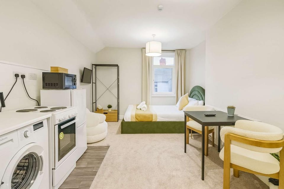 Studio flat In City Centre - Free Parking Apartment in Cardiff