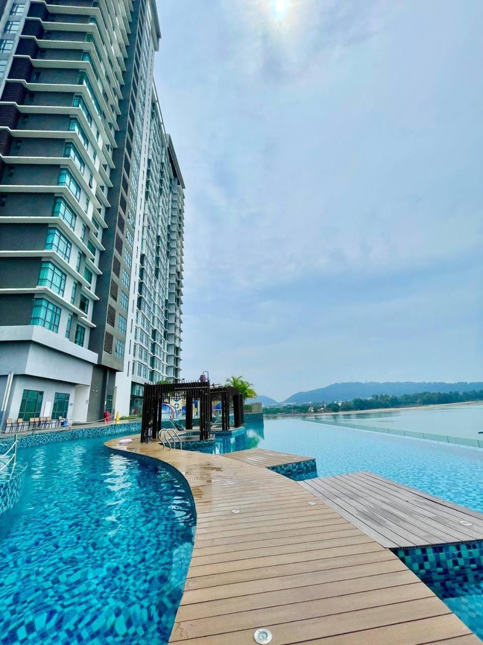 Property building, Day, Pool view