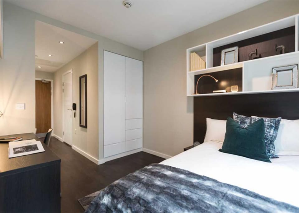 Bed, Photo of the whole room, Bedroom, wardrobe