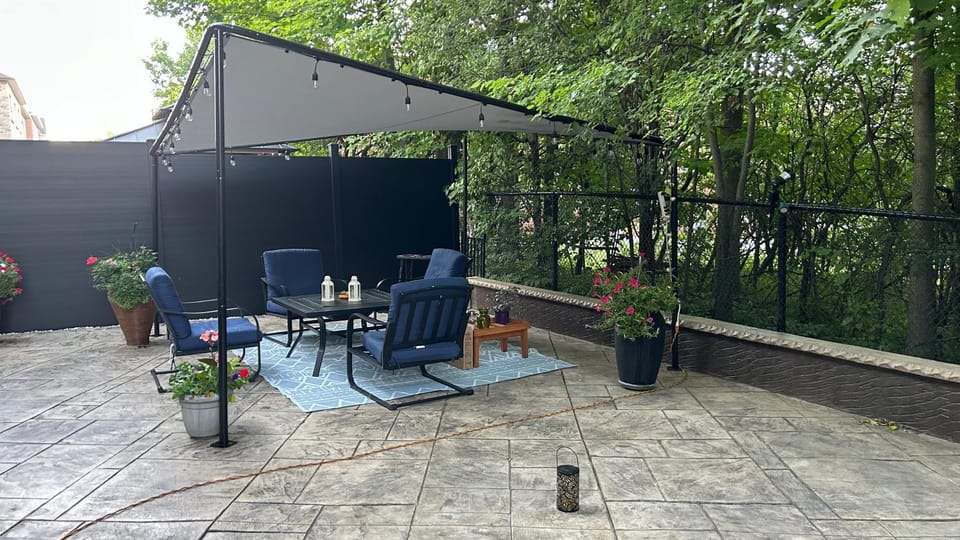 Patio, Garden, Garden view