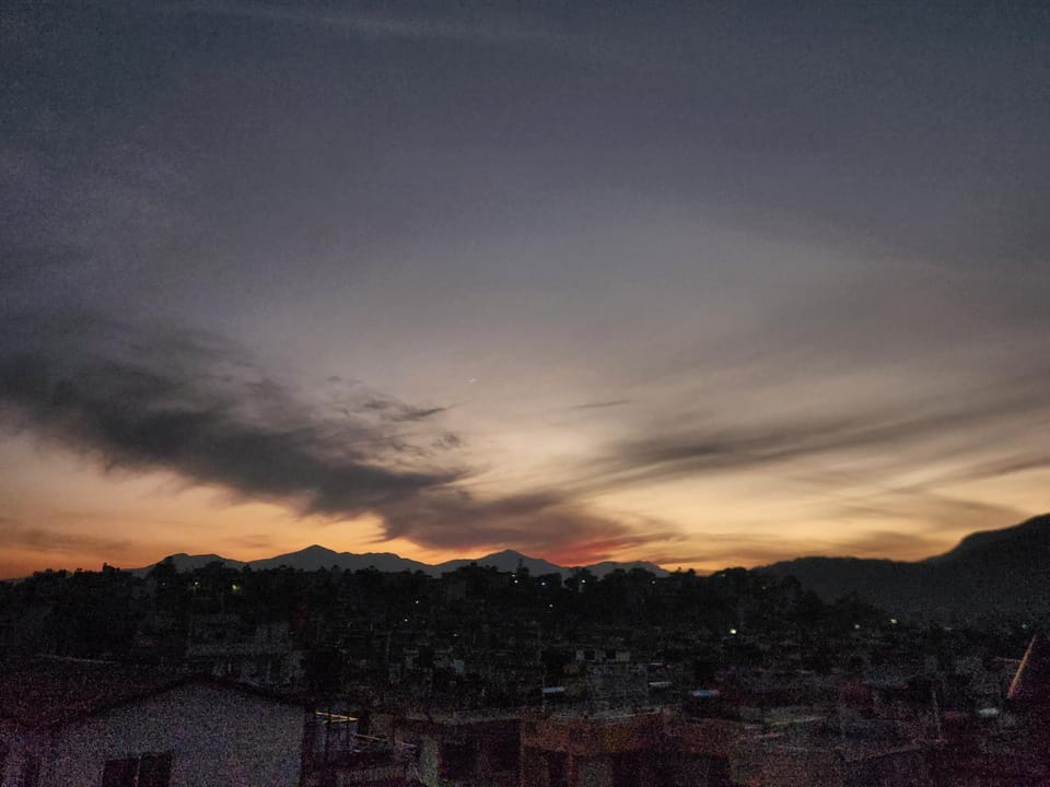 Natural landscape, Sunset