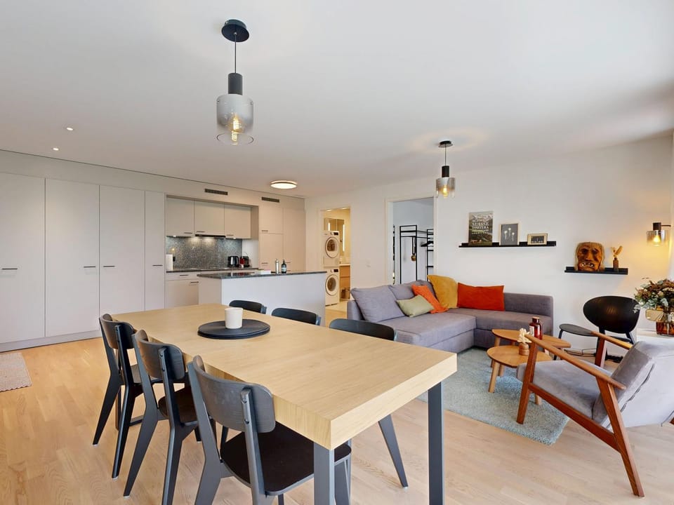 Kitchen or kitchenette, Living room