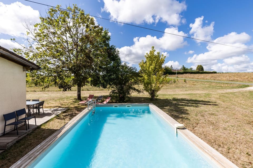 Property building, Living room, Swimming pool