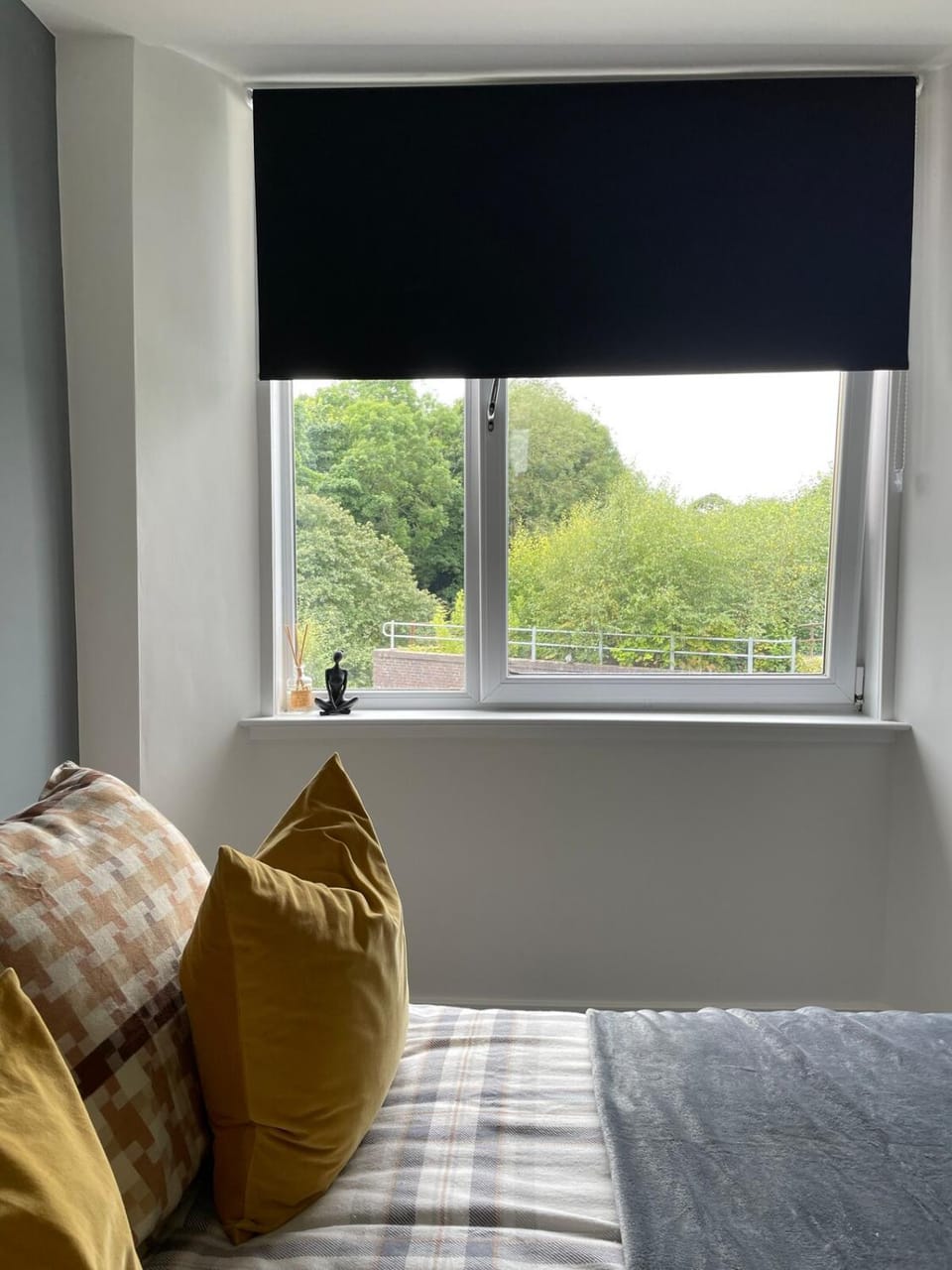 Bed, Natural landscape, View (from property/room), Bedroom