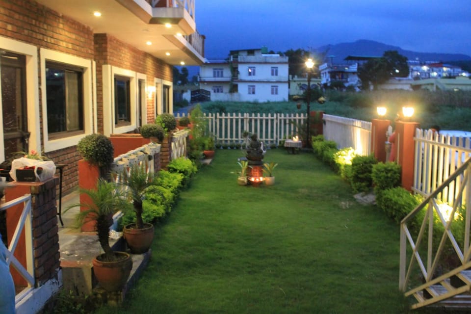 Night, Garden, Garden view