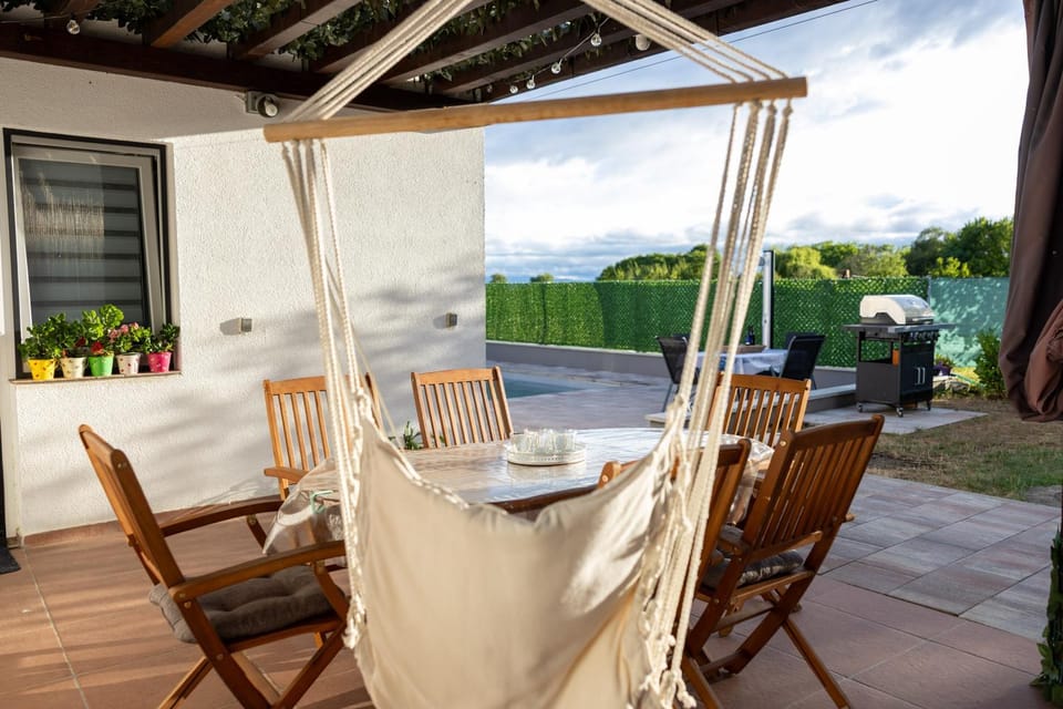 Patio, Balcony/Terrace, Pool view