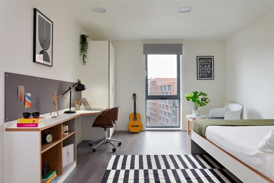 Photo of the whole room, Bedroom