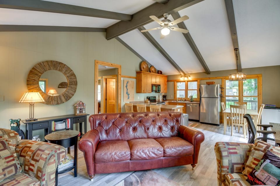 2 Mi to Marina: Family Home w/ Dock on Sibley Lake House in Pequot Lakes