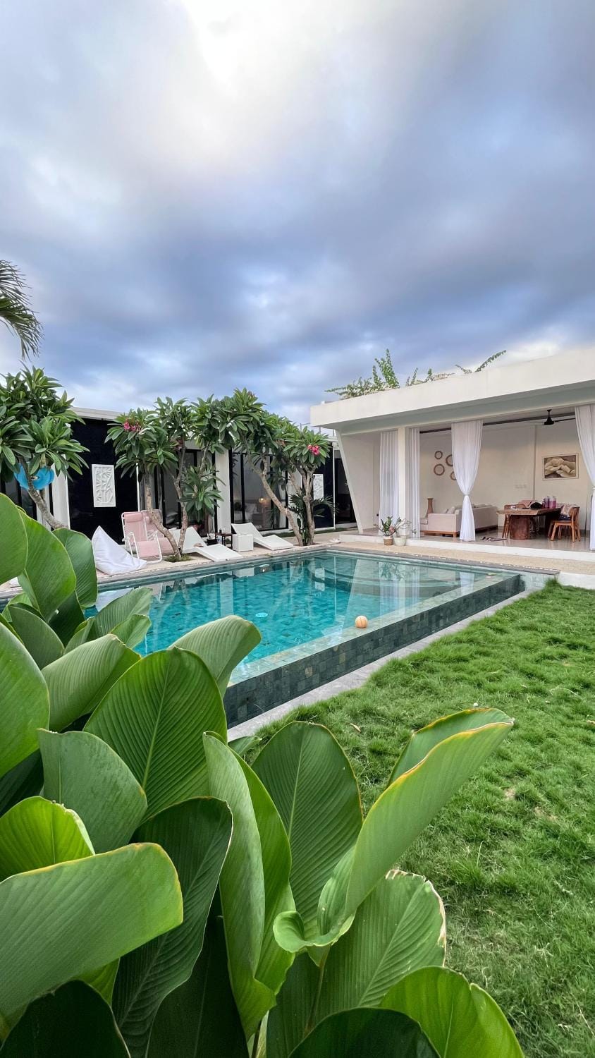 Property building, Day, Garden, Garden view, Pool view, Swimming pool