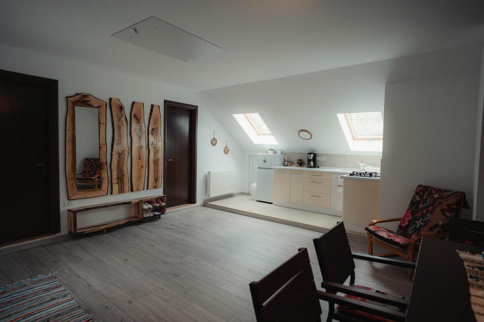 Kitchen or kitchenette, Living room