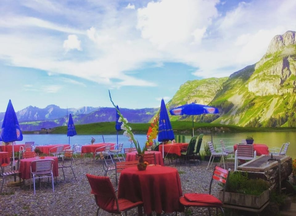 Day, Natural landscape, Lake view, Mountain view