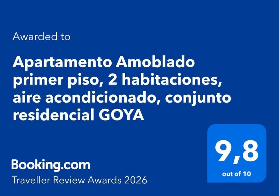 Apartamento Amoblado primer piso, 2 habitaciones, aire acondicionado, conjunto residencial GOYA Apartment in Neiva