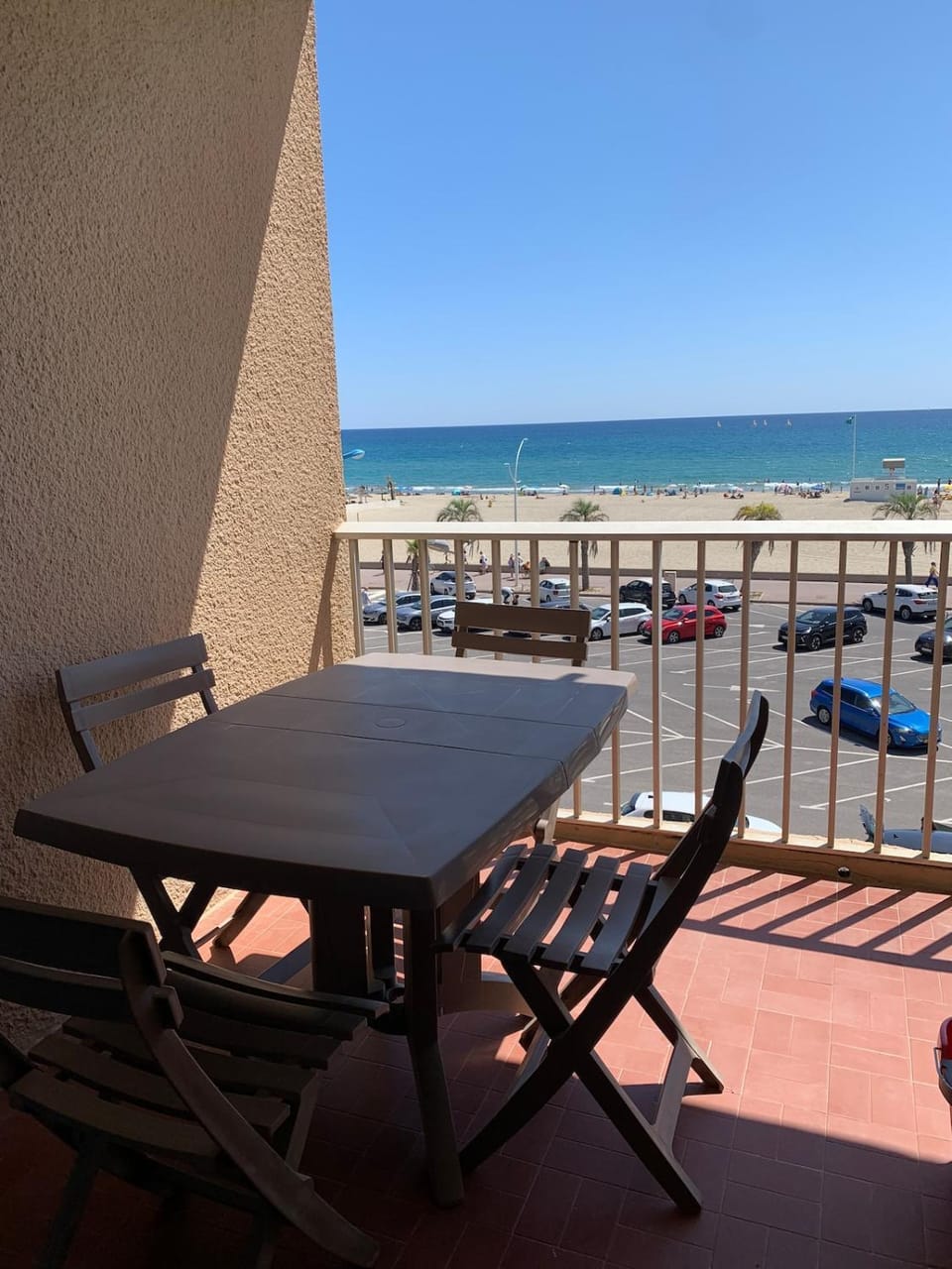 Natural landscape, Balcony/Terrace, Dining area, Beach, Sea view
