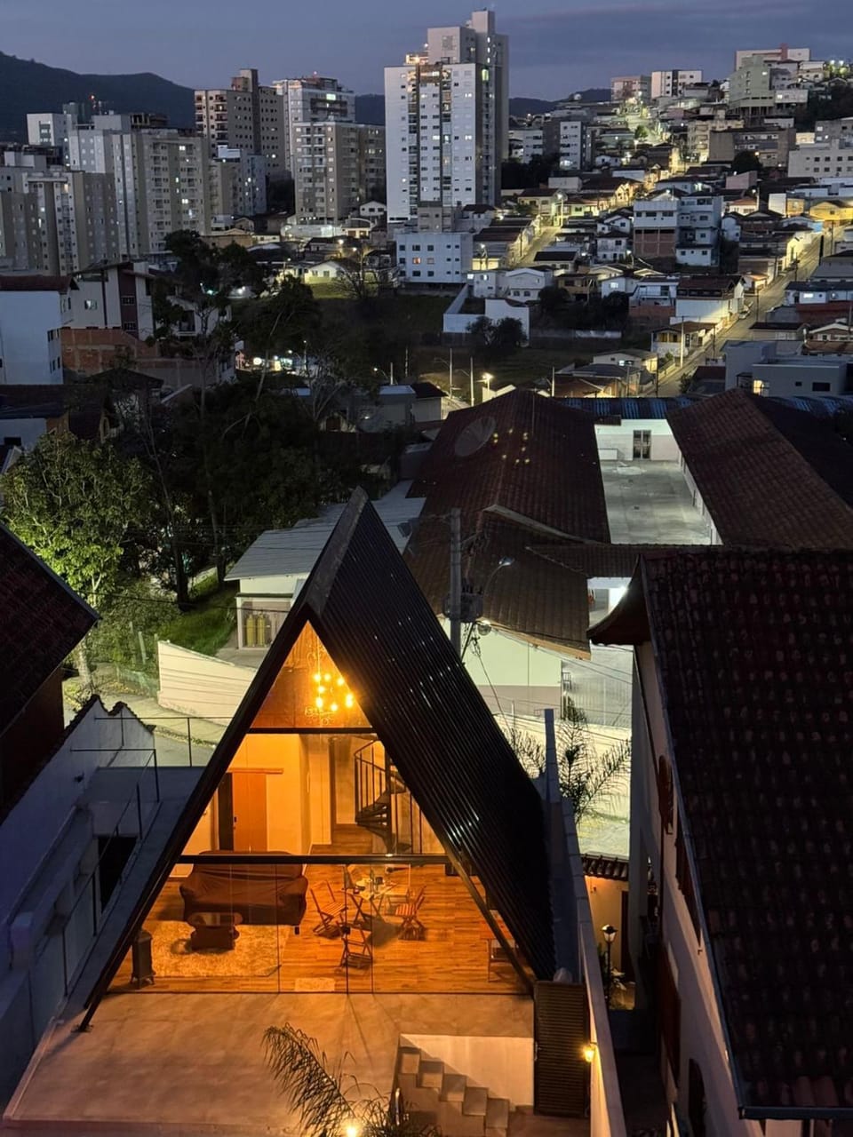 Property building, Night, Neighbourhood, City view