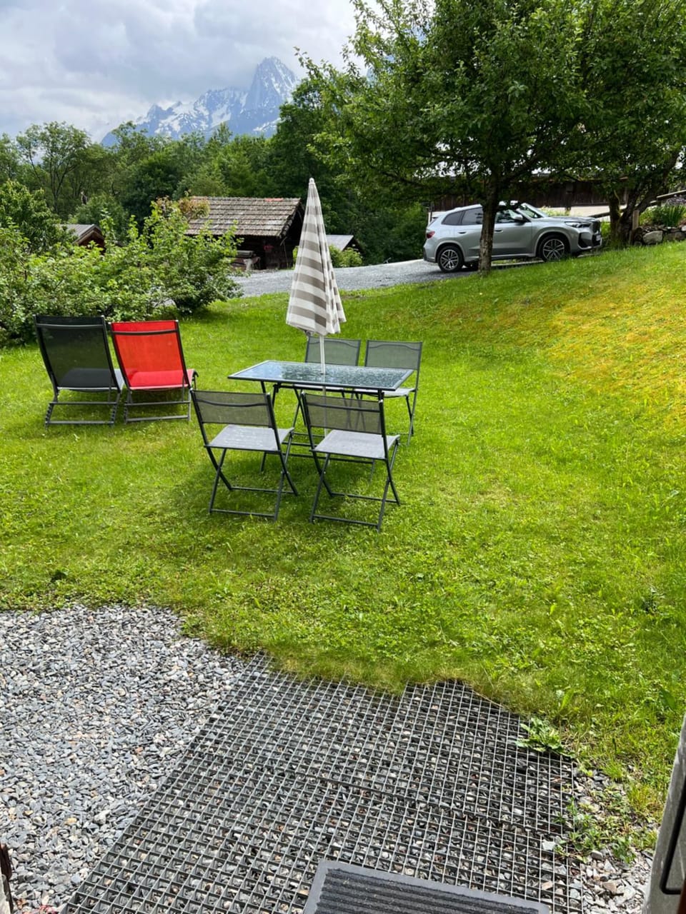 Natural landscape, Garden, Mountain view