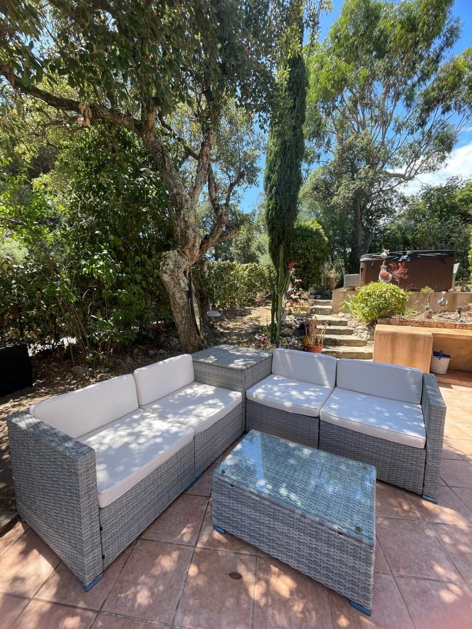 Patio, Day, Garden view