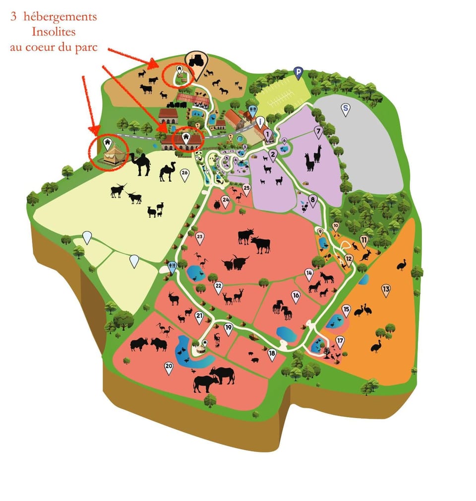 Parc animalier des Clautres - Maison Roulottes Tente Apartment in Nouvelle-Aquitaine