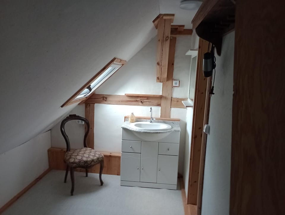 Dachkemenate im Lehmhaus Apartment in Mecklenburg-Vorpommern, Germany