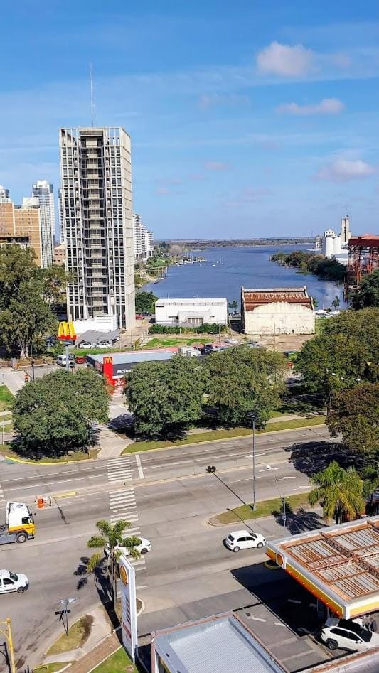 Day, River view, Street view
