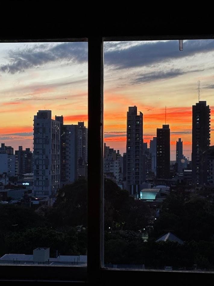 City view, Sunset