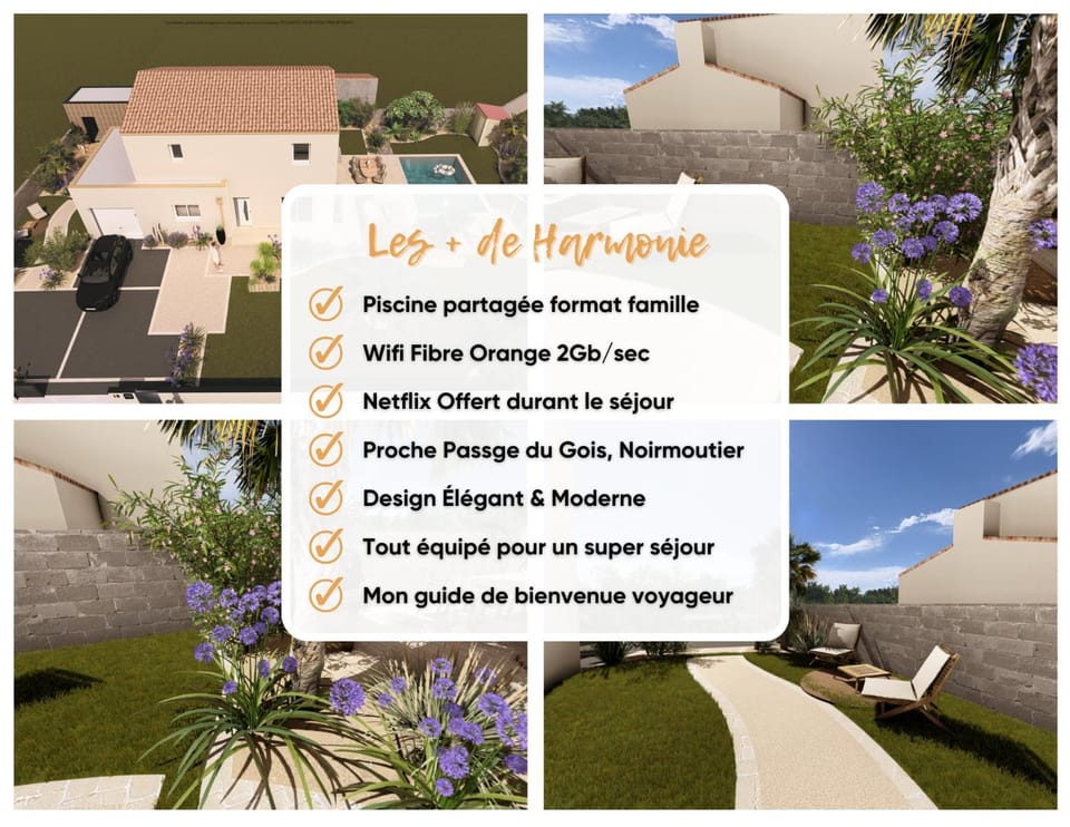 Plages - Piscine - Barbecue - Logement de Vacances en Vendée House in Pays de la Loire