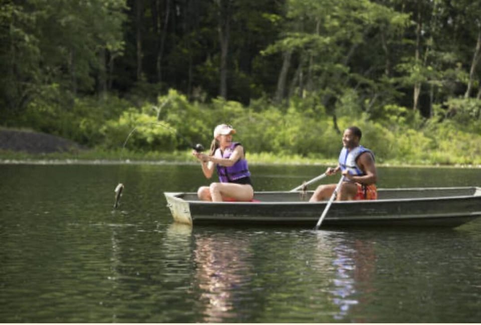 Luxe Farmhouse Chalet Sleeps 12 in Lake Harmony! Lakeview, Hot Tub, Fire pit, Games House in Hickory Run State Park