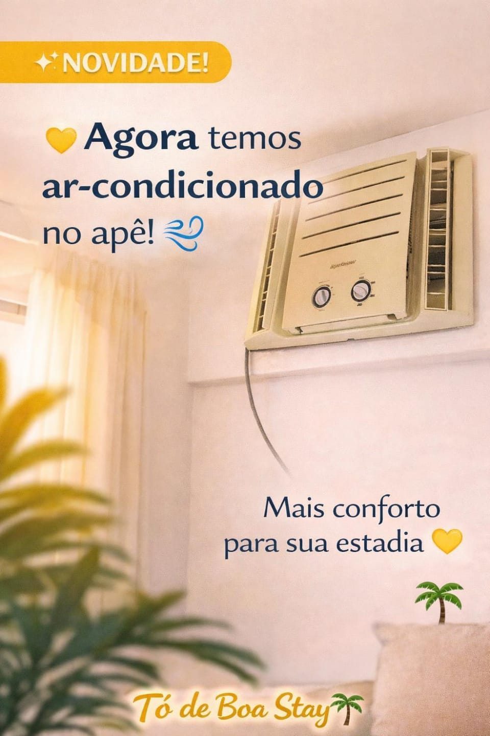 Bedroom, air conditioner