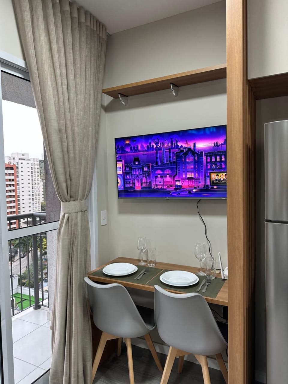 Studio NOVO a 3 min a pe do Shopping Vila Olímpia Apartment in Sao Paulo City