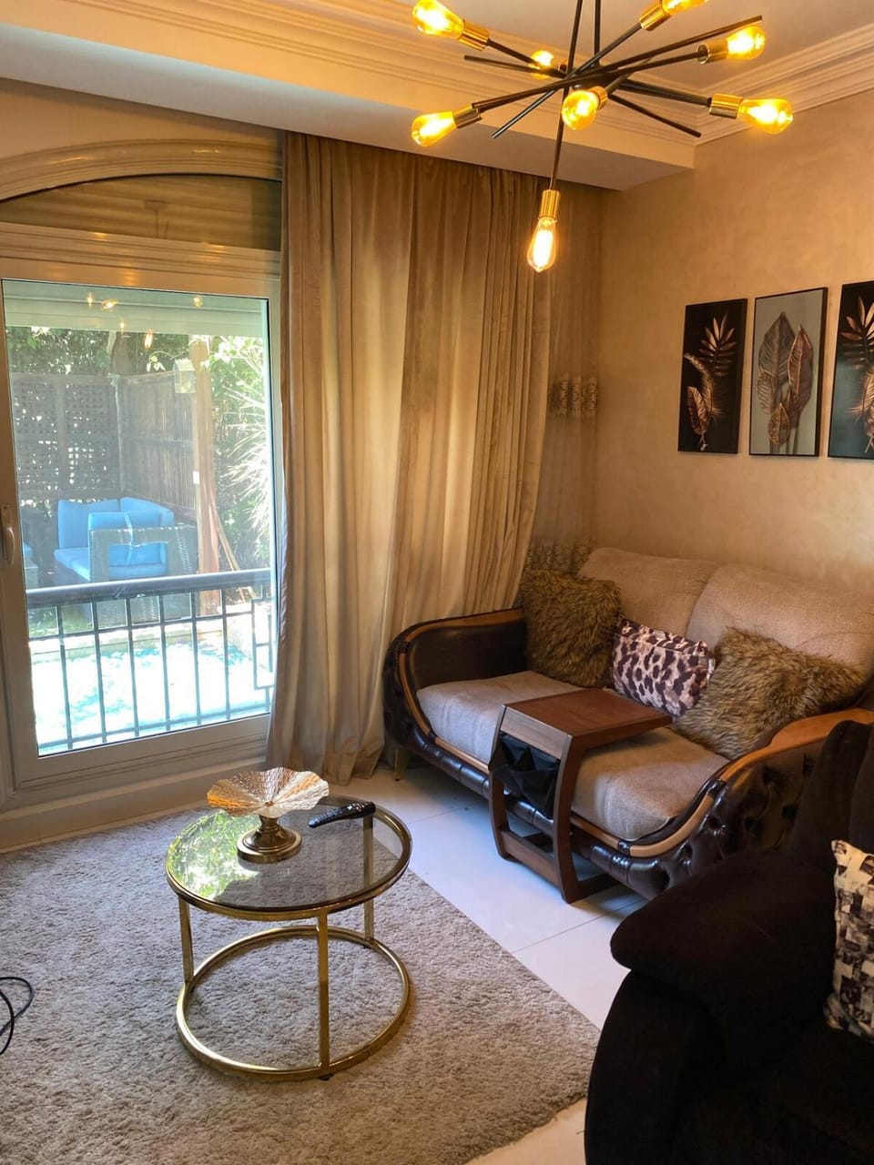 Elegant ground flat in Compound Apartment in New Cairo City