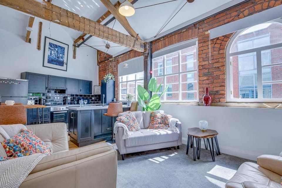 Kelham 2 Bed Loft - Free Parking Apartment in Sheffield