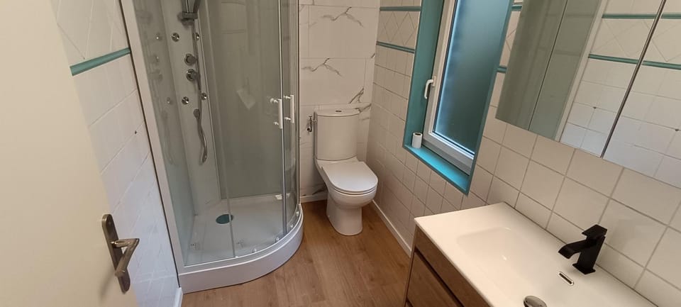 Shower, Toilet, Bathroom, towels