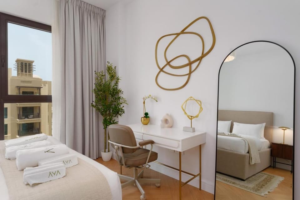 Modern 1BR Steps from Burj AlArab Madinat Jumeirah By AYA Boutique Apartment in Dubai