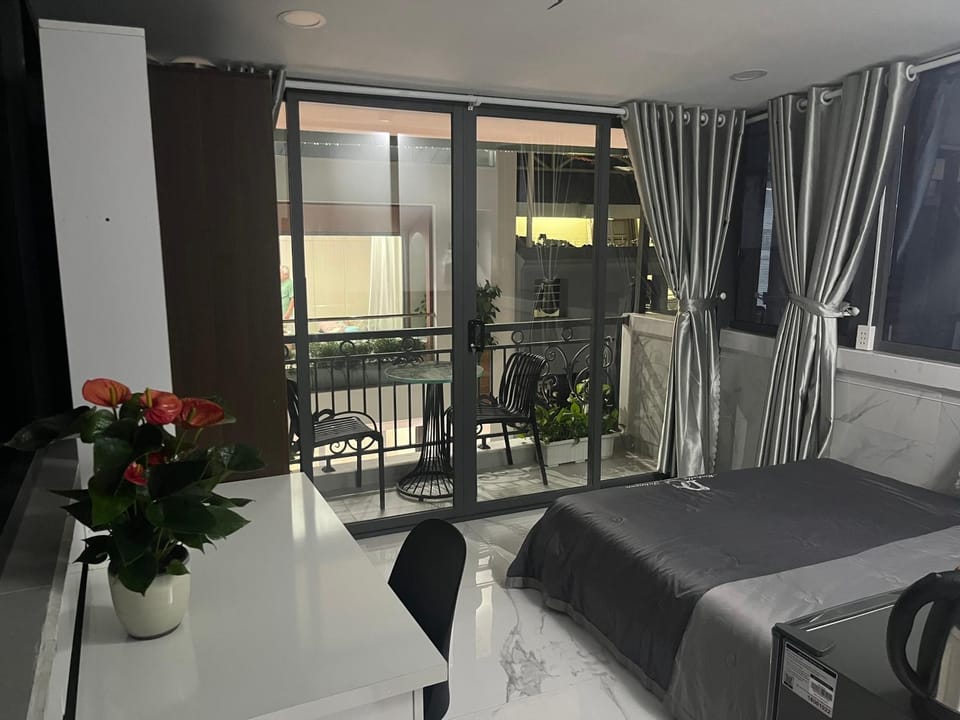 Patio, Bed, View (from property/room), Balcony/Terrace, Bedroom
