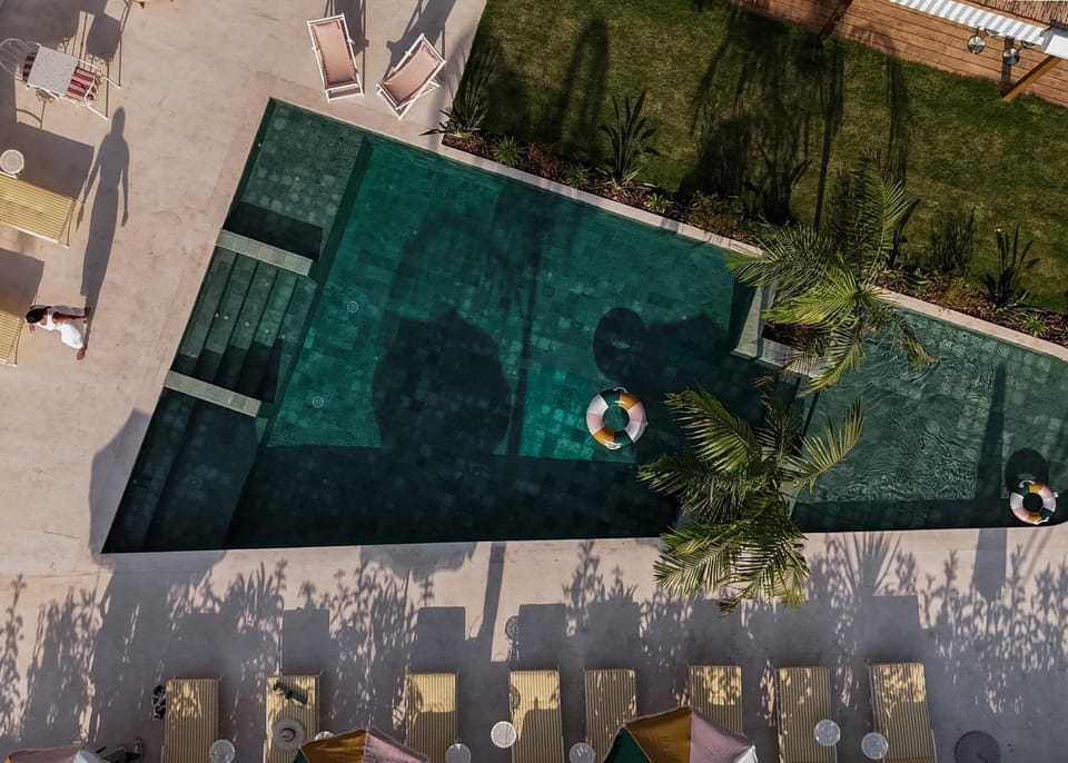 Garden, Pool view, Swimming pool, sunbed