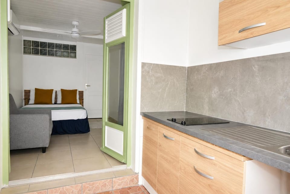 Kitchen or kitchenette, Bedroom
