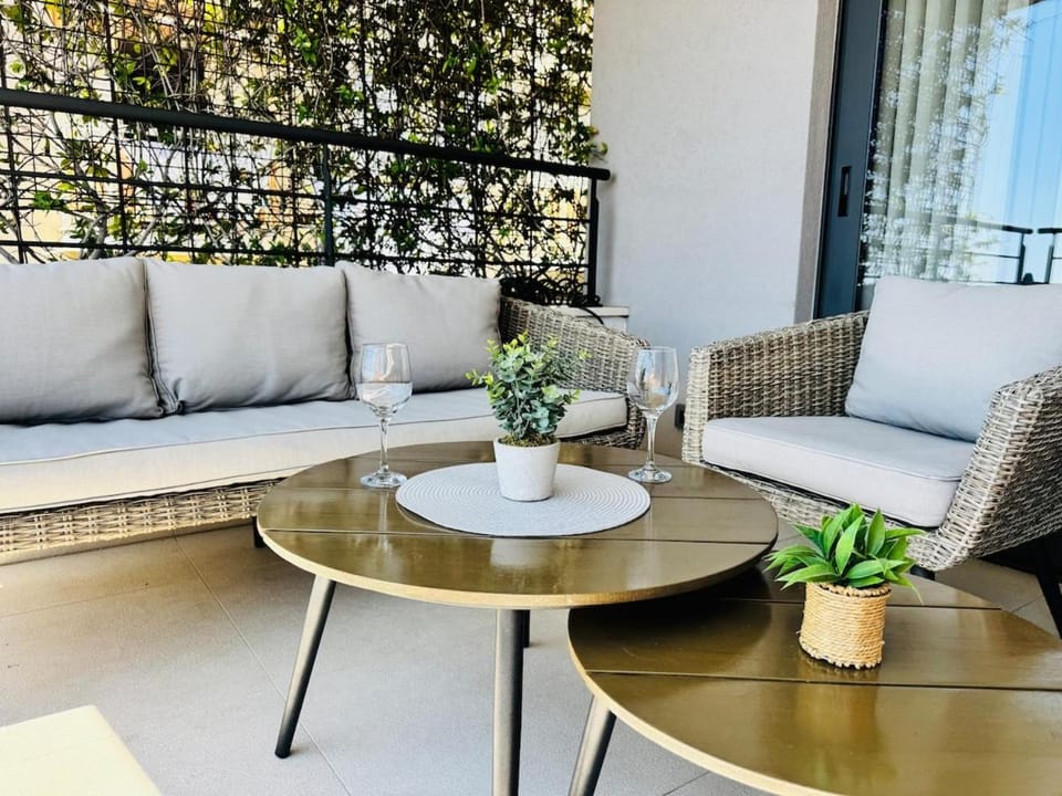 Patio, Seating area, Dining area