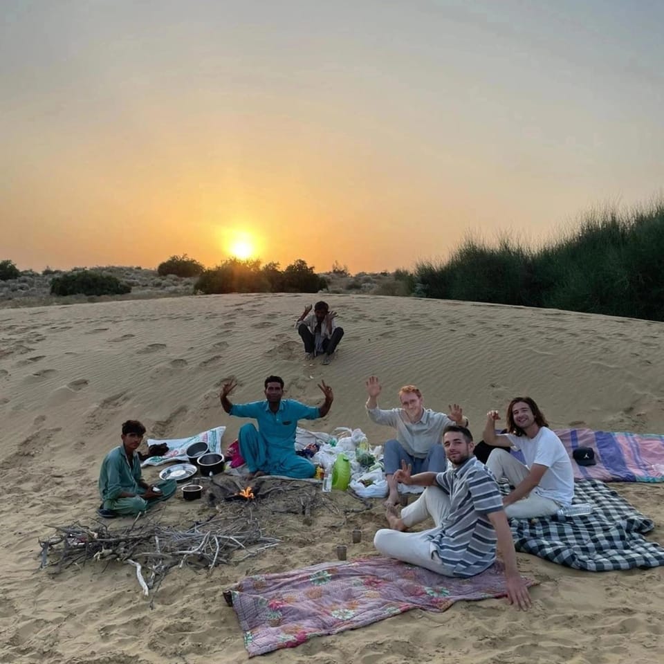 Sunrise, Sunset, group of guests