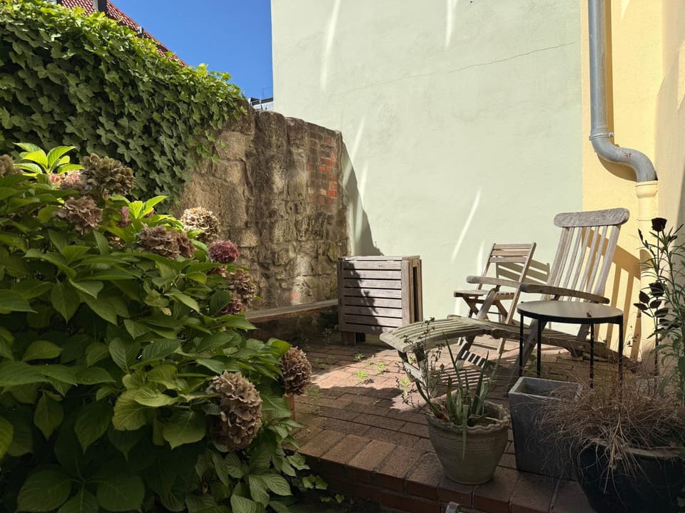 Patio, Spring, Day, Garden, Seating area, Dining area, Garden view