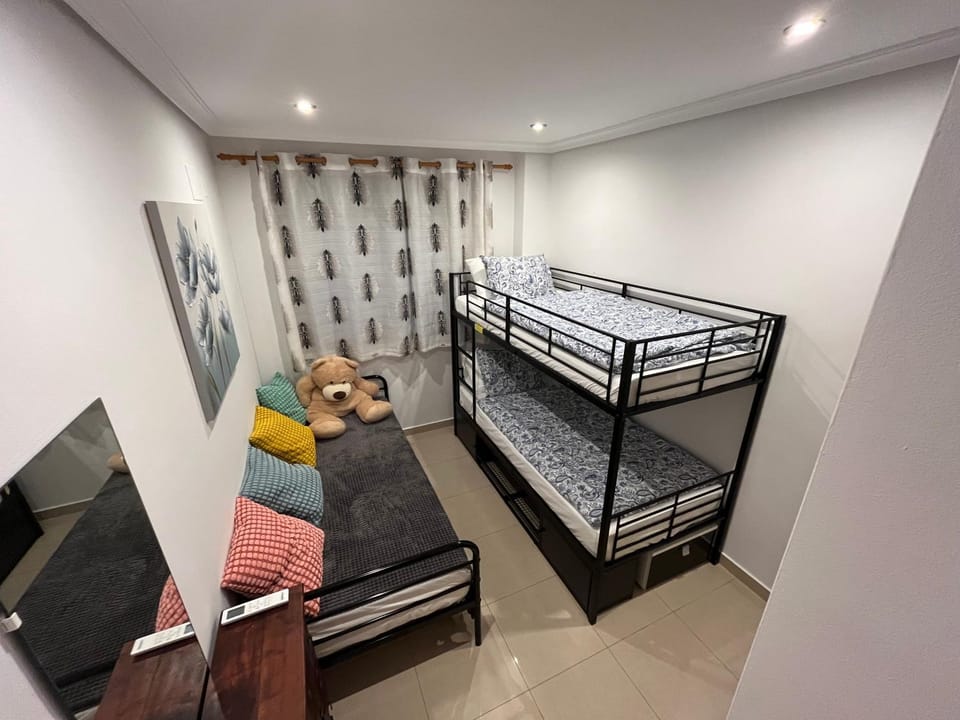 Bed, Photo of the whole room, Bedroom, bunk bed
