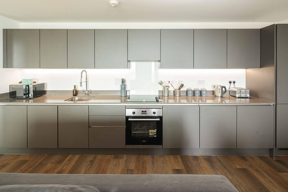 Coffee/tea facilities, Kitchen or kitchenette, dishwasher, minibar, oven, stove, toaster