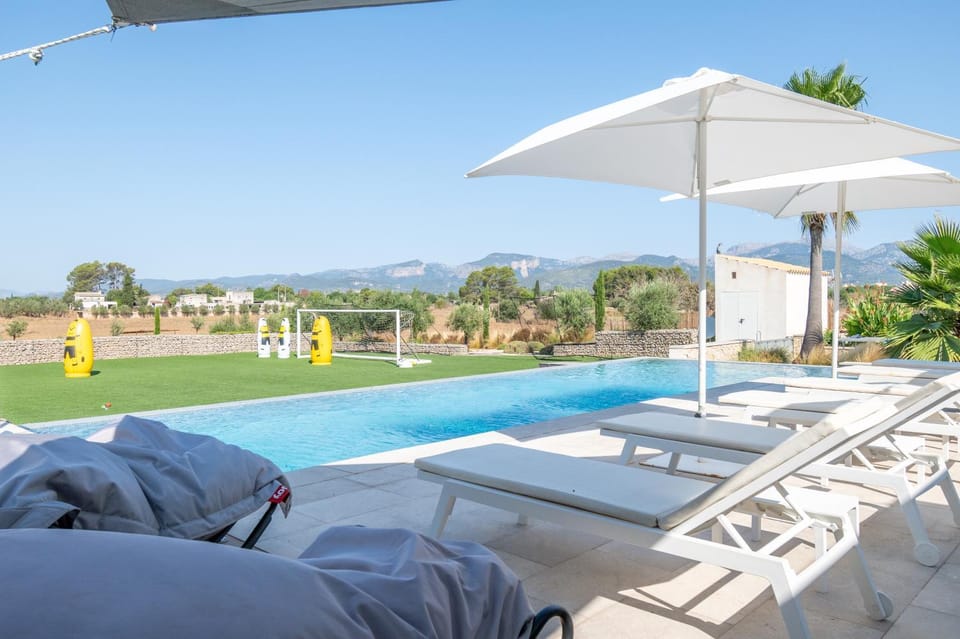 Property building, Living room, Swimming pool