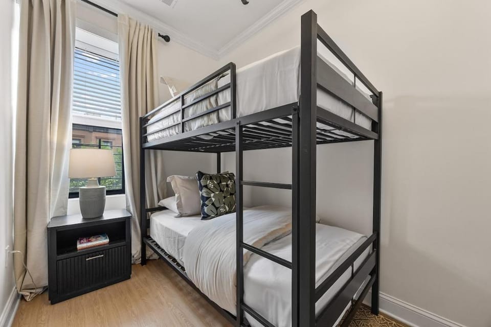 Bed, Photo of the whole room, Bedroom, bunk bed