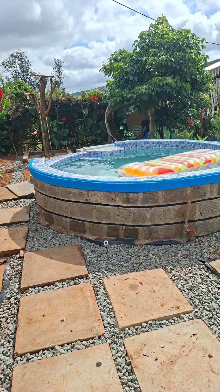 Elmadel Coffee Gardens & Village- Family Villas, Couples Chalets, Holiday Getaway & Garden Coffee Shop, Rustic Gardens- 50kms from Nairobi Chalet in Kenya