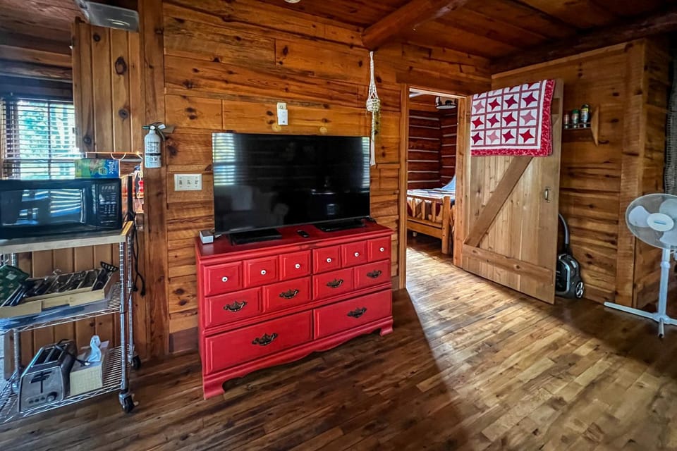 Pier & Lake-View Patio: Wisconsin Northwoods Cabin Cabin in Wisconsin